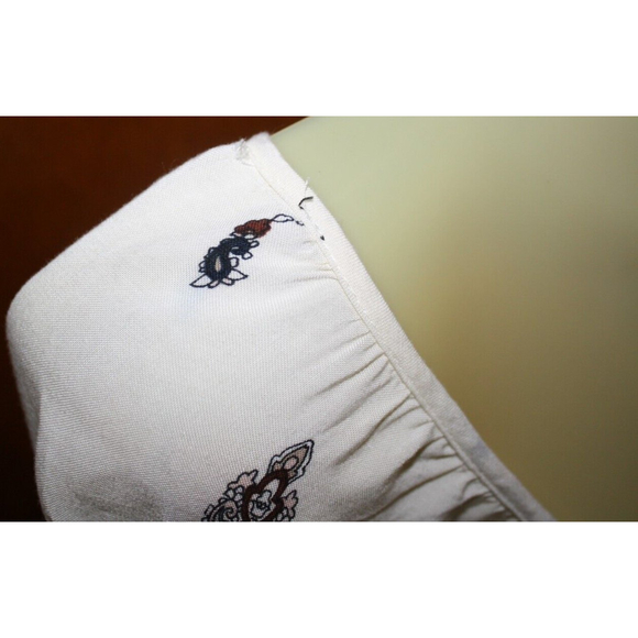 Blu Pepper Tunic Top Sz L Boho Womens LS Blouse Colorful Pink Brown Black Ivory - Picture 7 of 7